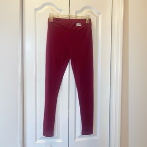 NEW LuLaRoe Solid Dark Magenta Wine OS Leggings 9028